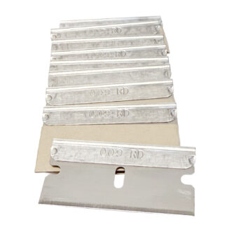 Triple Facet Carbon Steel Razor Blades - Set of 10