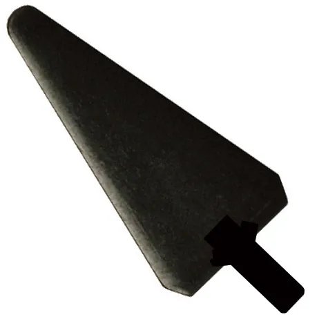 Black Plastic Arrowhead Bassoon Plaque by Pisoni