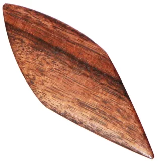 Convex Wooden Bassoon Plaque by Pisoni