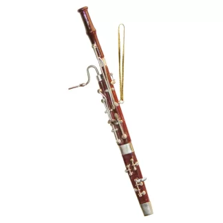 Detailed Bassoon Ornament
