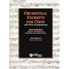 Orchestral Excerpts For Oboe With Piano Reduction - Ferrillo