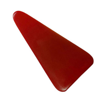 Red Plastic Arrowhead Bassoon Plaque by Rieger