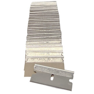 Triple Facet Carbon Steel Razor Blades - Set of 50